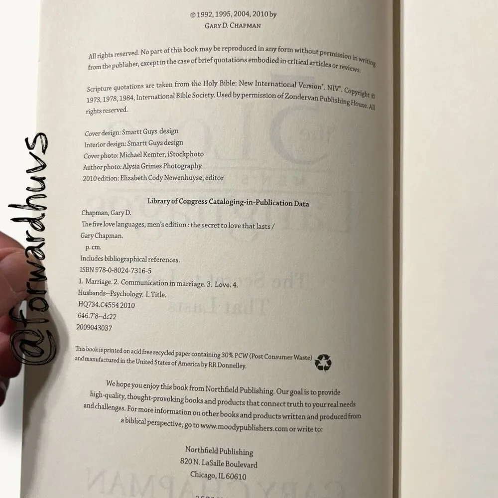 The 5 Love Languages Men’s Edition Gary Chapman